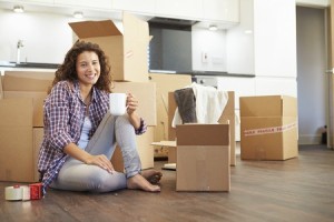 moving lady